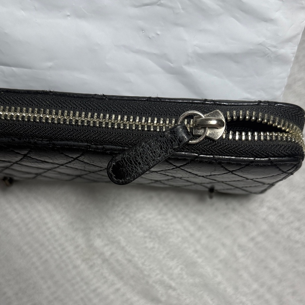 Coach Black Quilted Leather Wallet - Picture 3 of 6